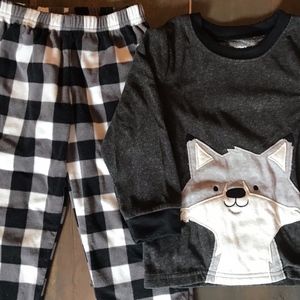 Carters 3T Pajama Set, Flannel
